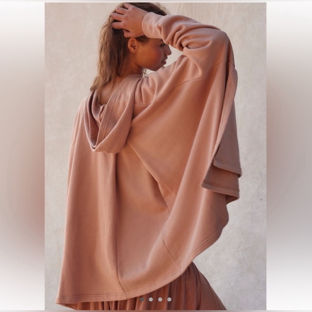 NWT Set Free People free-est Odessa Pullover & Onyx Skirt in Latte/Clay Size S - Picture 4 of 15